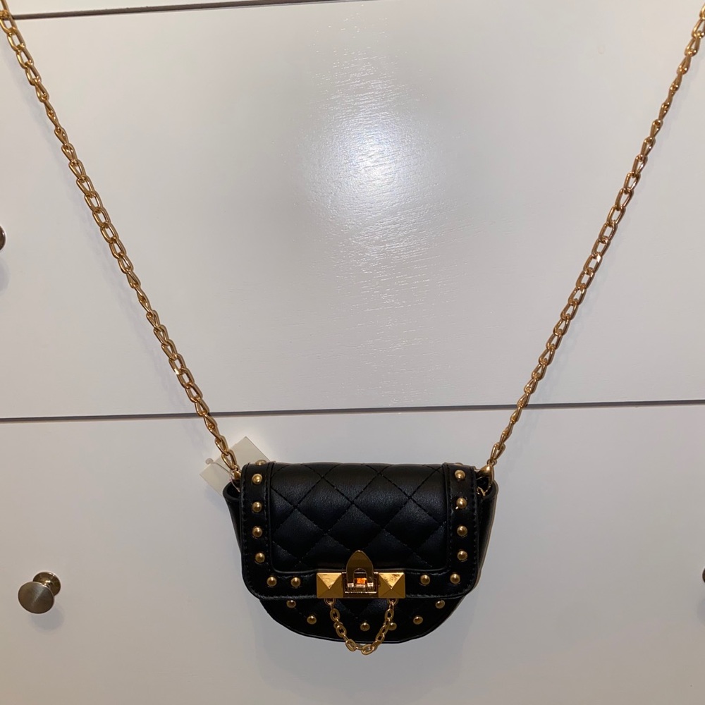 Black mini purse